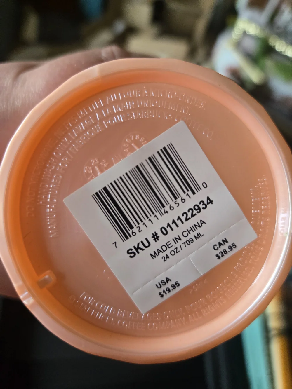 STARBUCKS Blush Pink Kaleidoscope Venti Tumbler Summer 2021 24oz